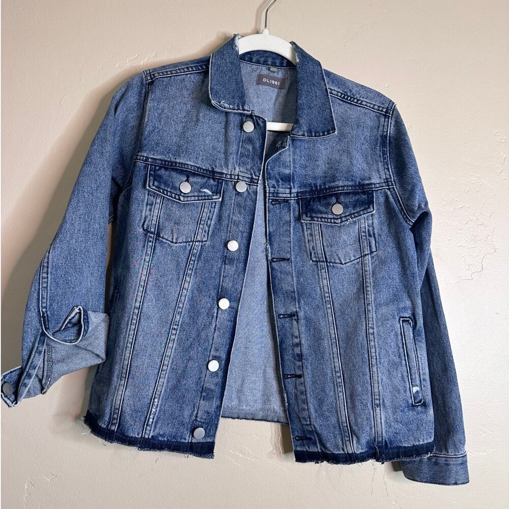 DL 1961 Clyde Jean Jacket Distressed XS